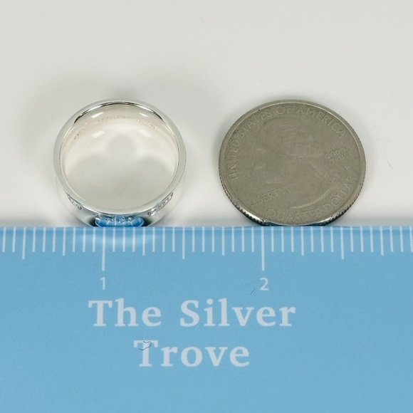 Size 7 Tiffany & Co 1837 Ring in Sterling Silver - Picture 6 of 8